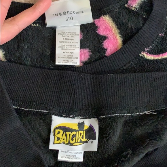 Bat Girl sweatshirt with capri joggers size XS - Picture 4 of 4